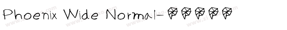 Phoenix Wide Normal字体转换